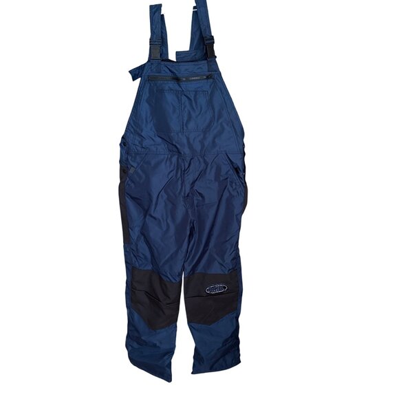 Drill Snow Freestyle Mens Bib Overalls M Blue & Black - Picture 1 of 6
